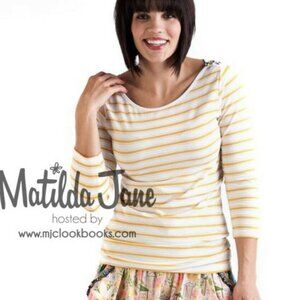 Matilda Jane S Womens Sunny Boatneck Tee Off White